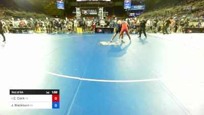 215 lbs Rnd Of 64 - Christian Clark, TX vs Jackson Blackburn, OK