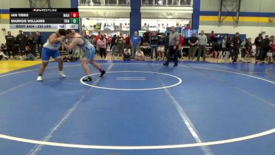 250 lbs Consy 7 - Ian Tibbs, Madison Southern vs Markus Williams, Trinity