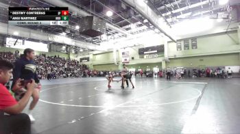 125 lbs Cons. Round 3 - Angi Martinez, MONROE vs Destiny Contreras, SAN PEDRO