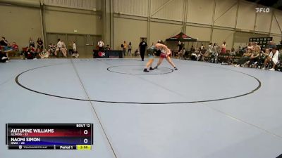 170 lbs Round 3 (8 Team) - Autumne Williams, Illinois vs Naomi Simon, Iowa