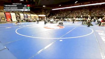 175 Class 1 lbs 3rd Place Match - Peyton Shaver, St. Pius X (Festus) vs Wyatt Adkisson, Centralia