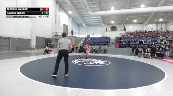 285 lbs Quarterfinal - Trentyn Aguirre, Grantsville vs Kayson Myers, West Field