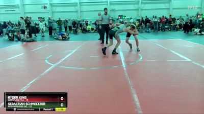 110 lbs Round 4 (10 Team) - Sebastian Schmeltzer, Neighborhood WC vs Ryder King, Wrestling Mill