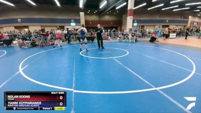 145 lbs Champ. Round 1 - Nolan Koons, Texas vs Yianni Koymarianos, Boneyard Wrestling Academy