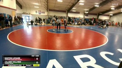 165A 1st Place Match - Calder Vollmer, Tongue River vs Saxton Lemarr, Thunder Basin High School