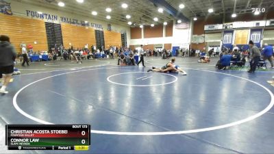 150 lbs Champ. Round 1 - Christian Acosta Stoeber, Fountain Valley vs Connor Law, SLAM! NEVADA