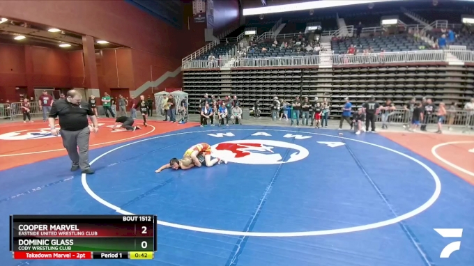 108 lbs Semifinal - Dominic Glass, Cody Wrestling Club vs Cooper Marvel ...