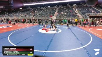 81 lbs 3rd Place Match - Hailey Abarca, Casper Wrestling Club vs Gabriella Hetzel, Thermopolis Wrestling Club