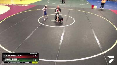 105 lbs Quarterfinal - Caleb Bergstrom, Mahnomen-Waubun vs Jens Mueller, BBE (Belgrade/Brooten)