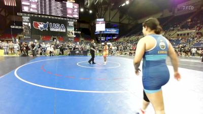 180 lbs Cons 16 #1 - Kami Ratcliff, Illinois vs Karla Martinez, Kansas