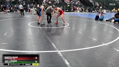 157 lbs Round 1 (16 Team) - Dakota Baum, Broken Bow vs Sam Lungrin, Kearney JV