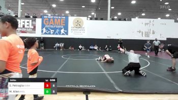 64 lbs Rr Rnd 1 - Gavin Petraglia, Steel Valley Renegades vs Macklin Allen, Revival Orange