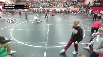 78 lbs Quarters - Dayson Duke, Idaho Gold Wrestling Club vs Cole Butler, Jimenez Trained Academy
