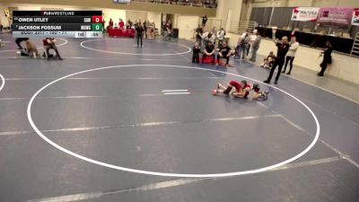 10U - 71 lbs Cons. Semis - Owen Utley, Stillwater Area Wrestling vs Jackson Fossum, Maple Grove Wrestling Club