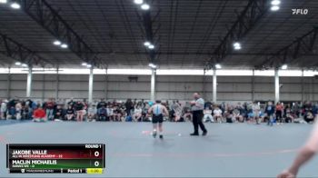 92 lbs Round 1 (4 Team) - JaKobe Valle, All IN Wrestling Academy vs Maclin Michaelis, Hawks WC