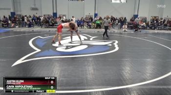 157 lbs Champ. Round 2 - Cavin Napoletano, Pennsylvania College Of Technology vs Justin Klein, Cortland State