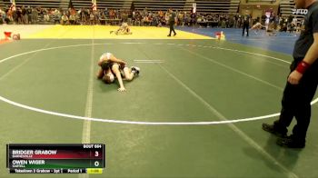 105 lbs Cons. Round 2 - Owen Wiger, Sartell vs Bridger Grabow, Barnesville