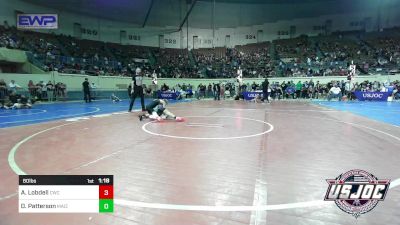 80 lbs Round Of 32 - Alex Lobdell, Cowboy Wrestling Club vs Dakin Patterson, Maize WC