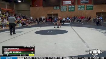 197 lbs Champ. Round 2 - Armando Sandoval, Cerritos vs Jesus Rodriguez, Palomar