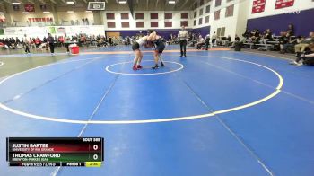 184 lbs Champ. Round 2 - Thomas Crawford, Brewton-Parker (GA) vs Justin Bartee, University Of Rio Grande