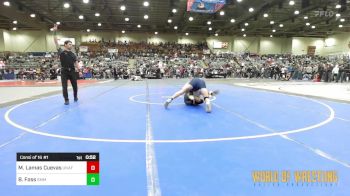 175 lbs Consi Of 16 #1 - Mario Lamas Cuevas, Unaffiliated vs Bridger Foss, South Medford Mat Club