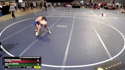 121 Championship Bracket Cons. Round 5 - Nolan Seman, STMA vs Shaun Pearson, St. Francis