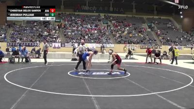 120 lbs Semifinal - Jeremiah Pulliam, Paducah Tilghman vs Christian Delos Santos, John Hardin