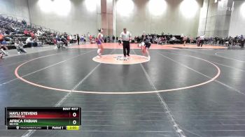 115 lbs Champ. Round 2 - Africa Fabian, Belton vs Hayli Stevens, Goddard HS