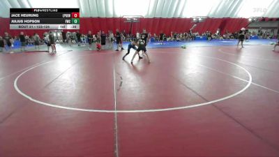 123-124 lbs Round 2 - Julius Hopson, FZ Wrestling Club vs Jace Heurung, Long Prairie Grey Eagle-Browerville Wolves