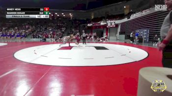 126 lbs Finals (8 Team) - Madden Edgar, BLACKWELL vs Mikey Hess, SALINA