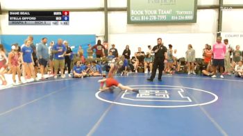 29 lbs Rr Rnd 5 - Diane Beall, MGW Death By Chocolate - W vs Stella Gifford, Michigan Wrestling Academy - W