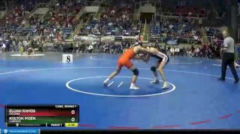 126 lbs Cons. Round 1 - Kolton Moen, Larimore vs Elijah Ramos, Killdeer
