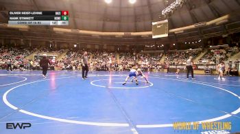 58 lbs Consi Of 16 #2 - Oliver Heist-Levine, Bozeman Wrestling Club vs Hank Stinnett, Higher Calling Wrestling Club
