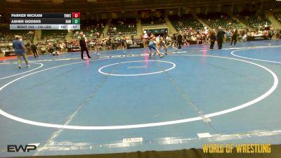135 lbs Consi Of 8 #1 - Parker Wickam, Top Notch Wrestling Club vs Asher Giddens, Raw Wrestling Club