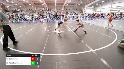 75 lbs Rr Rnd 2 - Christopher Baldo, Bitetto Trained Wrestling vs Hayden Rodeheaver, Roughnecks