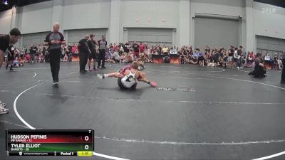 84 lbs Round 1 (10 Team) - Tyler Elliot, Bandits vs Hudson Pefinis, MF Savage