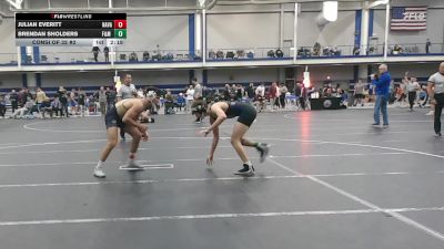 149 lbs Consi Of 32 #2 - Julian Everitt, Naval Academy vs Brendan Sholders, F&M - UnAttached