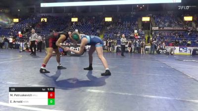 135 lbs Consy 6 - Mykia Petruskevich, Williamsport vs Emma Arnold, Avon Grove