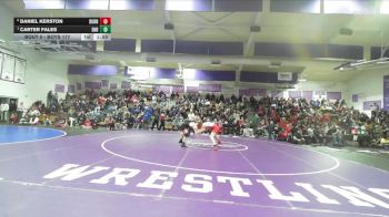 Boys 177 lbs 1st Place Match - Carter Fales, East Nicolaus Boys vs Daniel Kerston, Durham Boys