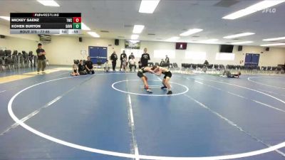 77-85 lbs 3rd Place Match - Mickey Saenz, Threshold Wrestling Club vs Kohen Burton, Sting WC