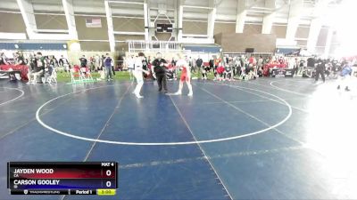 215 lbs Quarterfinal - Jayden Wood, CA vs Carson Gooley, ID