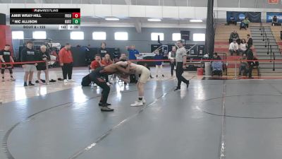 125 lbs Champ. Round 1 - Amir Wray-Hill, Frostburg State vs Nic Allison, Kutztown