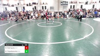 165 lbs Round Of 32 - Walter Rodrigues, Brockton vs Micah Papadopoulos, Norwood