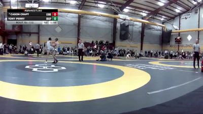 113 lbs Champ. Round 2 - Cason Craft, Coweta vs Tony Perry, Massillon Perry