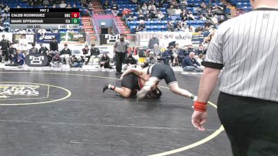 285 lbs Final - Caleb Rodriguez, Bishop McCort vs Mark Effendian, Faith Christian Acad.