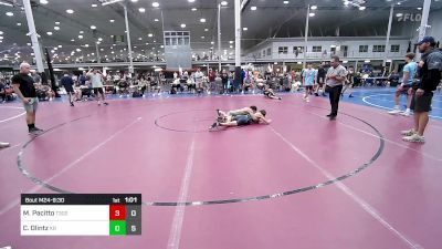 108 lbs Quarterfinal - Mason Pacitto, Team 302 Batman vs Chase Olintz, Kraken White