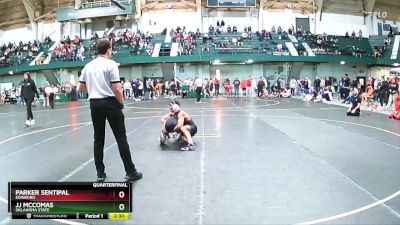 133 lbs Quarterfinal - Parker Sentipal, Edinboro vs Jj McComas, Oklahoma State