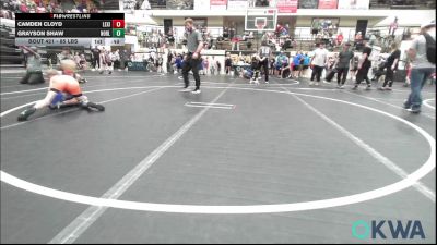 85 lbs Quarterfinal - Camden Cloyd, Lexington Wrestling Club vs Grayson Shaw, Noble Takedown Club