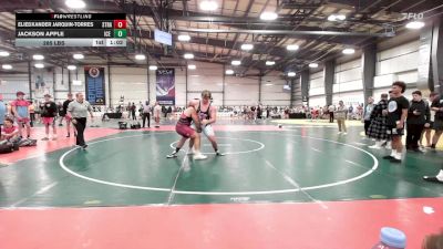 285 lbs Rr Rnd 3 - Eliedxander Jarquin-Torres, Stratton Trained WC vs Jackson Apple, ICE Wrestling Blue