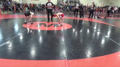 78 lbs Champ. Round 2 - Tyson Meagher, Summit Wrestling Academy vs Easton Cruze, Willmar